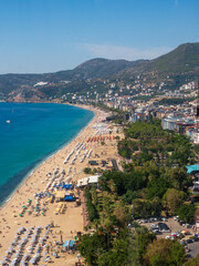 Ceopatra beach and town