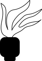 Hand-drawn illustrations of various plants, featuring detailed botanical designs in a natural and artistic style. The style is simple and elegant