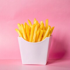 french fries with ketchup