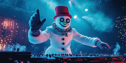 snowman EDM DJ