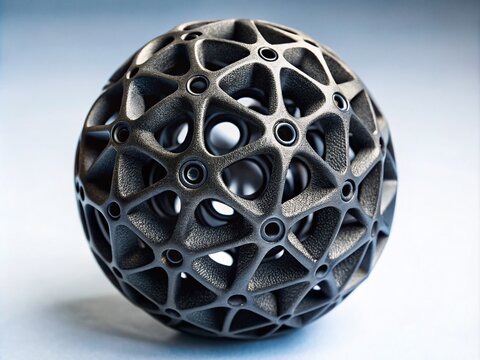 3D Printed Object from Black Polyamide Powder Using Additive Manufacturing Multi Jet Fusion Technology