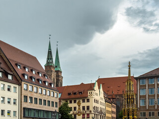 Fototapeta premium The St. Sebald Church in Nuremberg, Germany