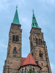 Fototapeta premium The St. Sebald Church in Nuremberg, Germany