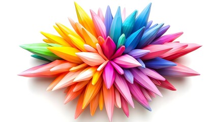 Fototapeta premium Vibrant and Colorful Paper Lantern in the Shape of a Shimmering Star Providing Warm Illumination and Festive Atmosphere for and Holidays