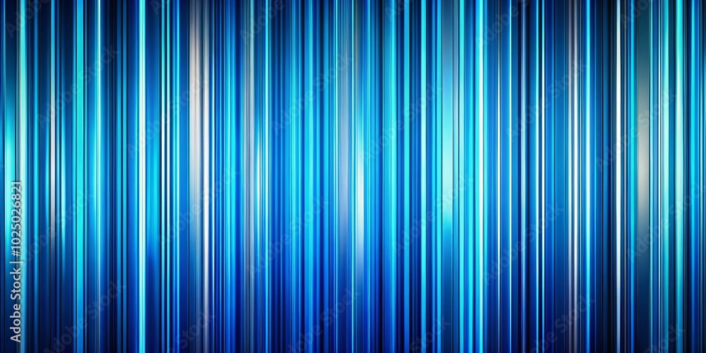 Poster abstract digital background with animated blue vertical stripes and lines for seamless loop video an
