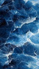 Obraz premium Blue Marble Texture Background for Design
