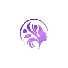 Beauty saloon vector logo design