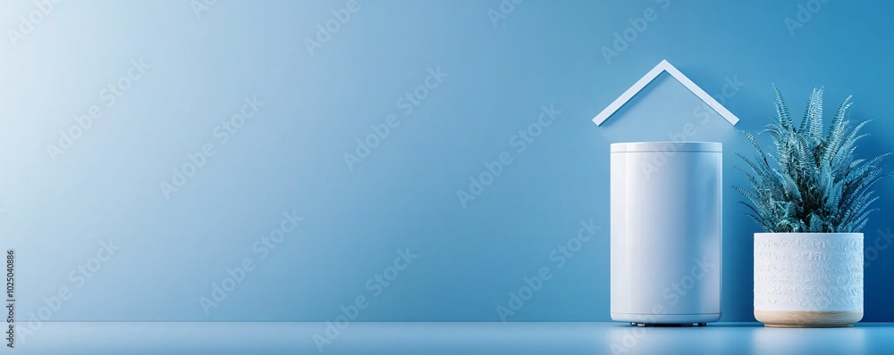 Aufkleber modern 5g smart home with iot devices - enhancing everyday life through energy-efficient automation 