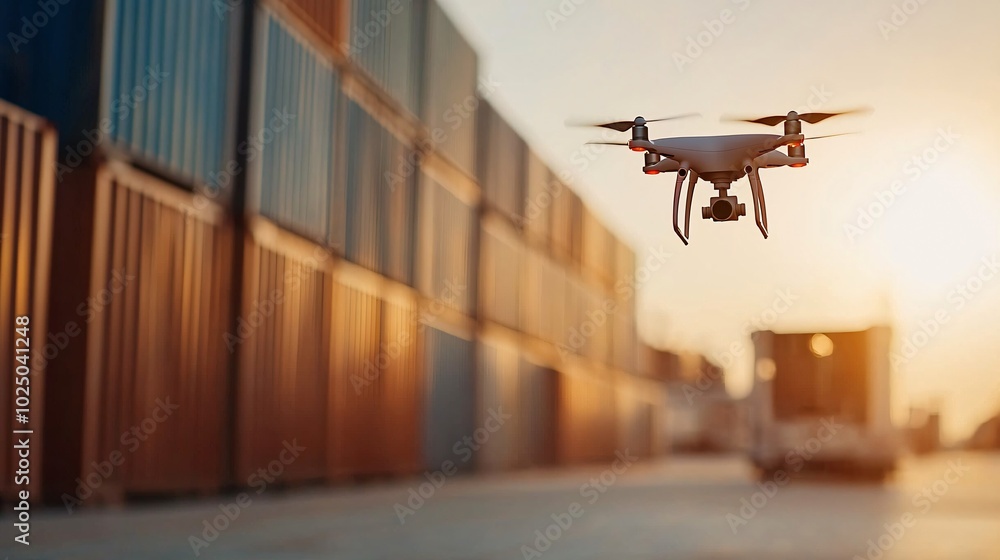 Poster smart transportation solutions with 5g technology - real-time tracking and drone delivery for optimi