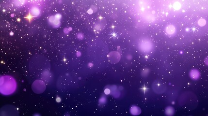 Shimmering starry night Christmas theme for product presentation. AI generated illustration.