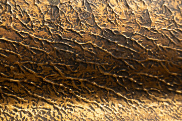 Part of an antique golden frame. Art background with space for text
