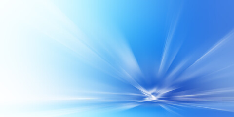 Abstract futuristic background with glowing blue light effect. High speed. Hi-tech. Abstract technology background concept
