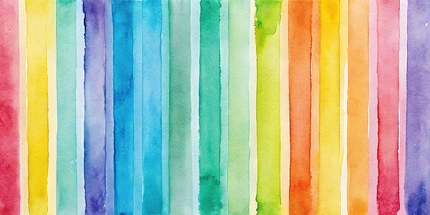 Watercolor striped background with artistic strokes