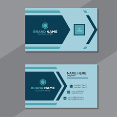 Creative Business card vector Design with simple and clean concept
