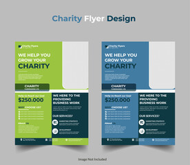 Versatile Charity Flyer Design Template for Nonprofits and Fundraising Campaigns | Fully Customizable, Professional, and High-Quality Layout for Donation Drives, Charity Events, Volunteer Recruitment,