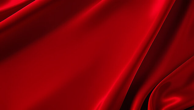 luxurious red silk fabric texture bold background