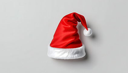 red santa claus hat transparent background