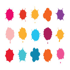 This captivating watercolor splatter stain set vector offers vibrant, artistic splashes perfect for creative designs, backgrounds, posters, and digital projects.