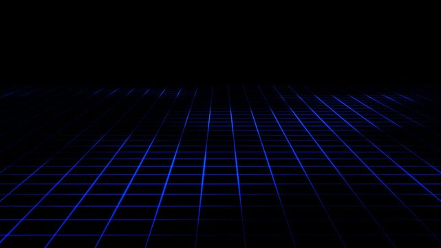 Background with animated blue grid