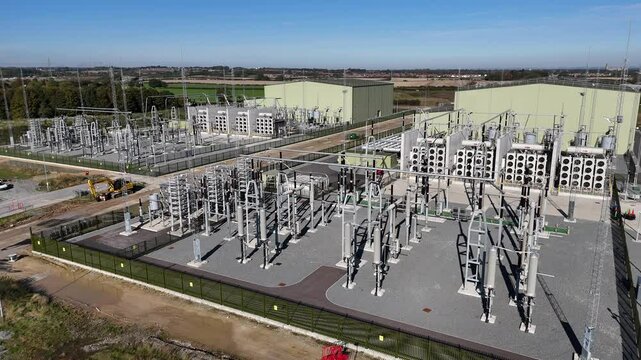 Dogger Bank Wind Farm converter station, Creyke Beck substation East Yorkshire