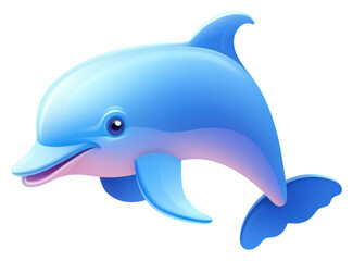 Fototapeta premium PNG Dolphin cartoon animal mammal.