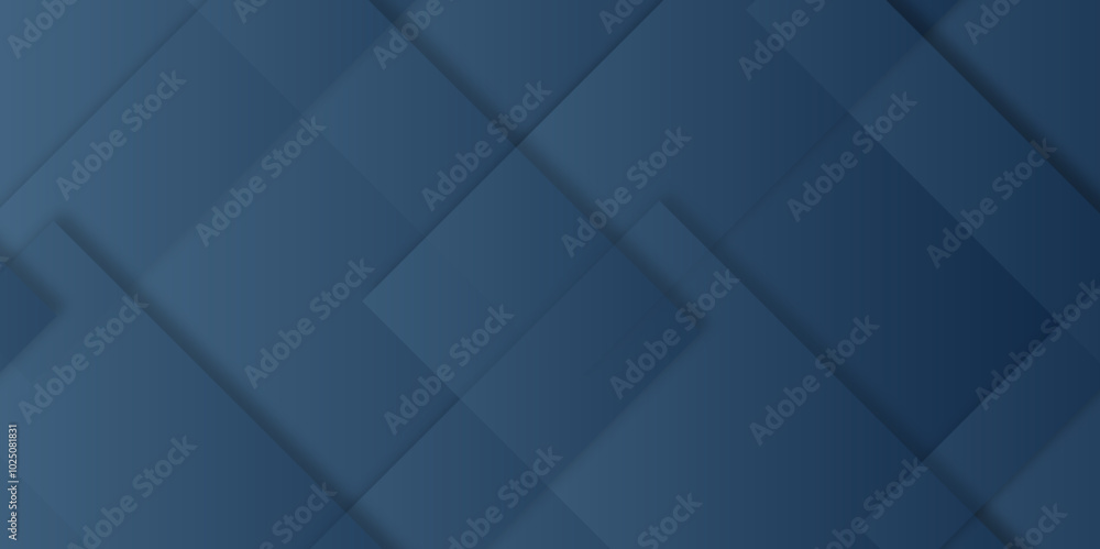 Poster abstract modern blue color pattern geometric luxury gradient line background random square shape des