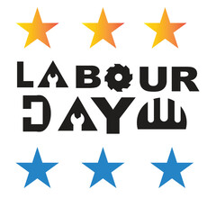  Labor Happy Day. Creative logo concept.
new design