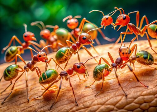Close-up Photos of Ant Bites on Skin: Understanding Insect Bites and Their Effects for Education and Awareness Purposes