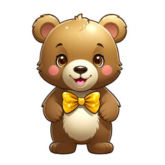 Obraz premium Brown Bear Sticker