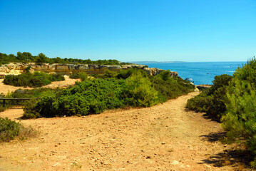 coastal paths near porches algarve portugal