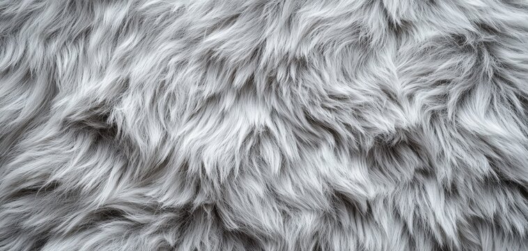 Seamless koala fur pattern with soft, fluffy gray textures, creating a natural and calming exotic feel