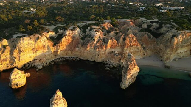 Marinha Beach, Praia dea Marinha, Algarve, Portugal 