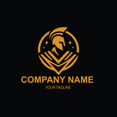 vectors warrior logo design 