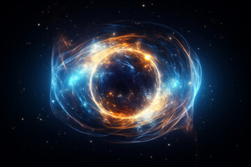 Obraz premium Exceptional Barrier effect sphere light lighting