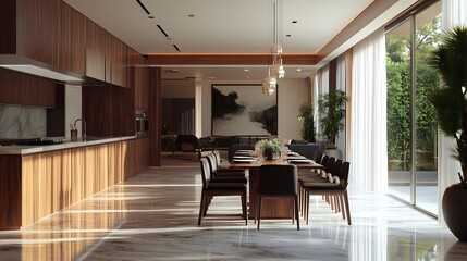 14. An inviting dining room with natural pest barriers