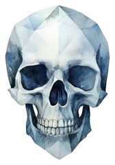 PNG Skull shape white background creativity.