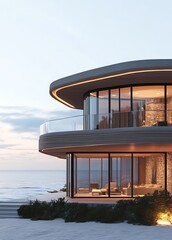 Orange sideboard against a parquet floor and white walls in natural light.