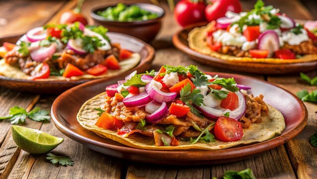 Delicious Salbutes: A Traditional Mexican Dish with Flavorful Toppings and Crispy Tortillas Perfect for Any Occasion