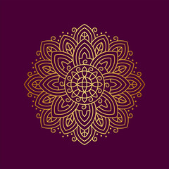 Beautiful Luxury Gold Mandala Illustration Vol. 1