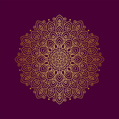 Beautiful Luxury Gold Mandala Illustration Vol. 3
