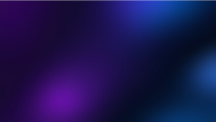 Obraz premium Mysterious Dark Purple and Blue Gradient Blur Background