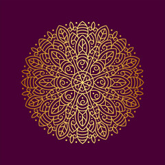 Beautiful Luxury Gold Mandala Illustration Vol. 8