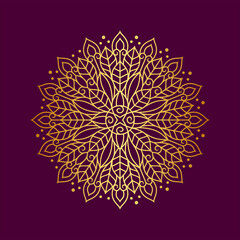 Beautiful Luxury Gold Mandala Illustration Vol. 9