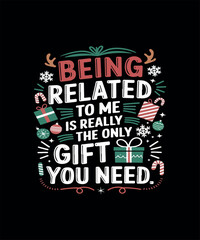 Merry Christmas T-shirt Design