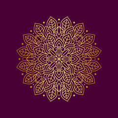 Beautiful Luxury Gold Mandala Illustration Vol. 14