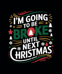 Merry Christmas T-shirt Design