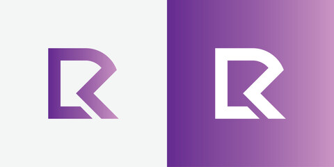 Letter R logo design