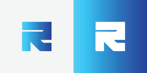 Premium vector branding identity corporate vector logo R design