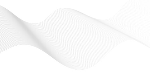 Abstract white light blend paper wave line. vector gradient transparent tech wave curve creative technology flowing smooth diagonal background. Modern creative wave lines glowing moving sound.