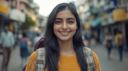Young Woman in Urban Setting
